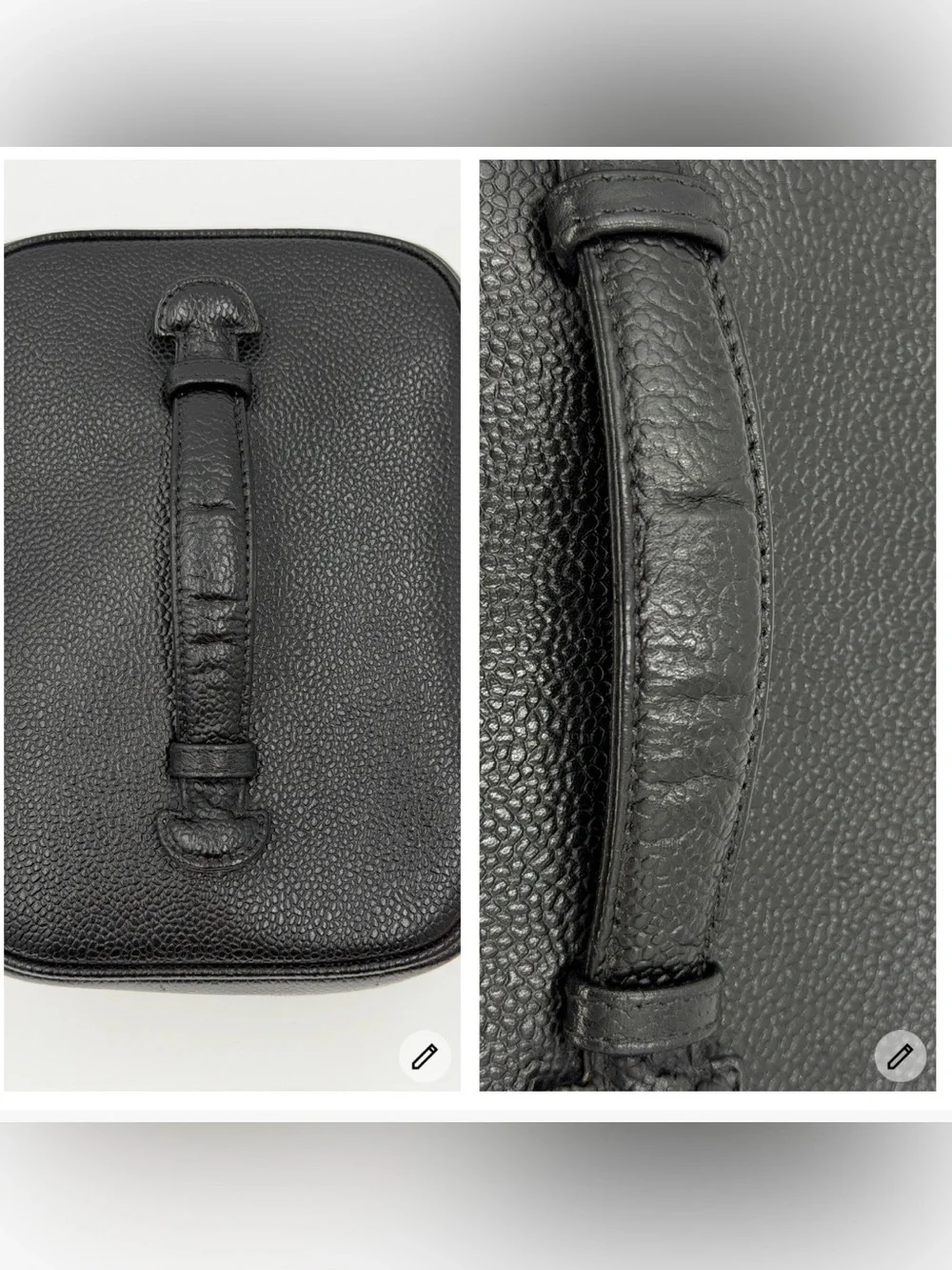 🖤CHANEL Black Caviar Leather CC Logo Vanity Case w/Dust Bag and Entrupy COA🖤 - Picture 15 of 16